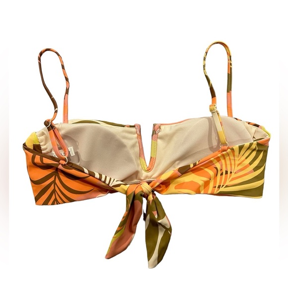 Sanctuary v-wire bandeau bikini top with V waist bikini bottom Size Medium NWT - Picture 7 of 10